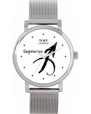 Toff London TLWS-35775 Ladies White Sagittarius Watch