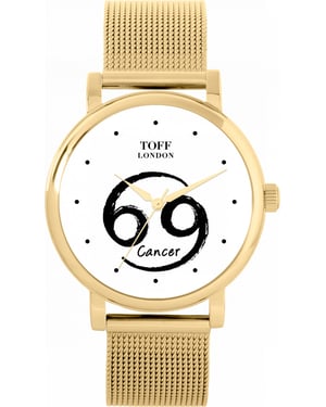 Toff London TLWS-35673 Ladies White Cancer Watch