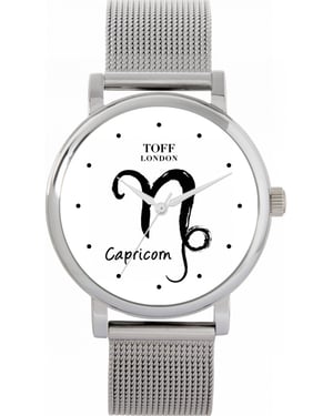 Toff London TLWS-35796 Ladies White Capricorn Watch