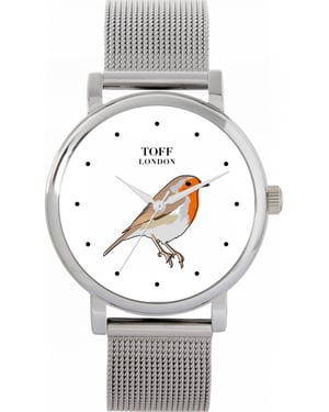 Toff London TLWS-28656 Ladies Robin Bird Watch
