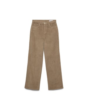Vero Moda Vmtessa hr wide corduroy pants noos licht