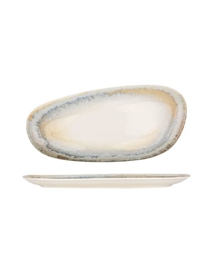 Bonna Serveerschaal knidos porselein 36 cm set van 2
