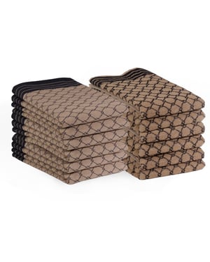 DoubleDry Theedoeken en keukendoeken set 12 stuks 100% katoen hoge