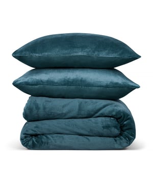 Phlox Dekbedovertrek flanel fleece lits jumeaux 240x220 cm + 2 kussenslopen -