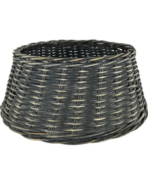 WDMT Rattan kerstboomrok ø 65 x 26 cm zwart