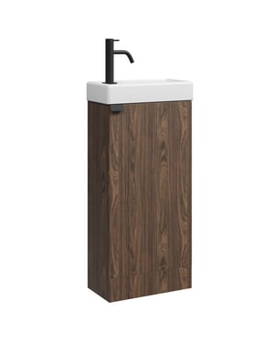 Badplaats Toiletmeubel orion 40 x 22 cm bruin fonteinmeubel met