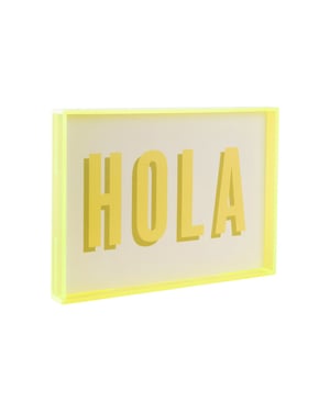 Present Time wall art hola medium -
