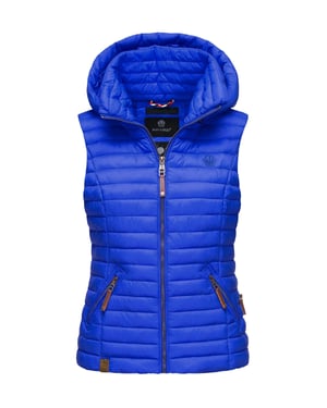 Navahoo Dames Gewatteerde Bodywarmer Shadaa – Lichte Weste met Afneembare Capuchon