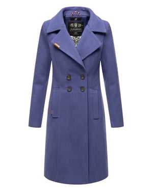 Navahoo Dames Trenchcoat Wooly – Premium Wintermantel met Elegante Pasvorm