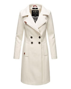 Navahoo Dames Trenchcoat Wooly – Premium Wintermantel met Elegante Pasvorm
