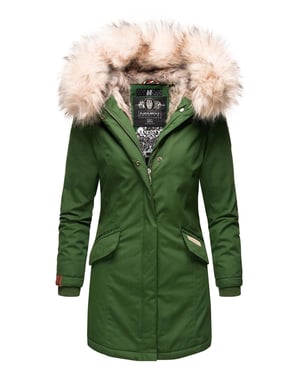 Navahoo Dames Winterparka Cristal – Premium Collectie met Afneembare Bontkraag