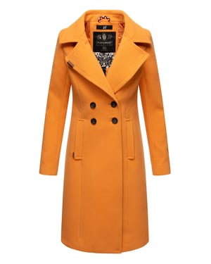 Navahoo Dames Trenchcoat Wooly – Premium Wintermantel met Elegante Pasvorm