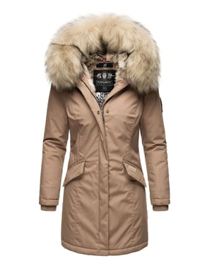 Navahoo Dames Winterparka Cristal – Premium Collectie met Afneembare Bontkraag