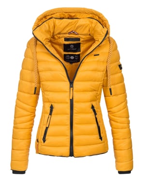Navahoo Dames Gewatteerde Jas Lulana – Licht, Trendy & Afneembare Capuchon