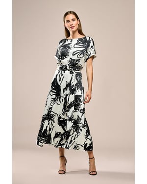 Carissa Print Rok Zwart / Wit