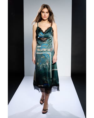 Runway 1.8.1.8 Lace Panel Cami Midaxi Dress