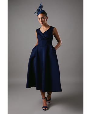 Bardot Scuba Midi Dress