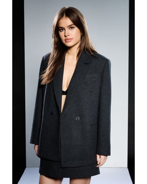 Runway 1.8.1.8 Wool Mix Double Breasted Blazer
