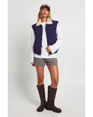 Faux Fur Lined Gilet