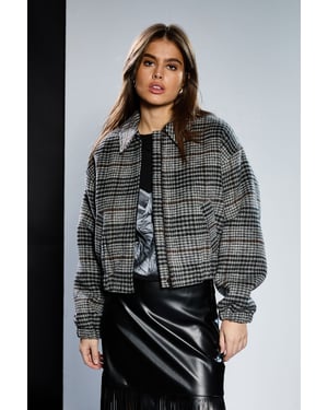 Runway 1.8.1.8 Check Bomber Jacket