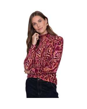 Geisha Top fuchsia