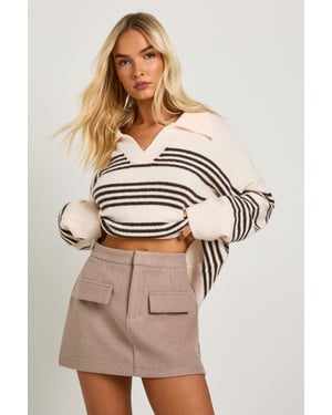 Wool Mini Skirt