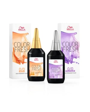 Wella Color Fresh Hair Toner 75ml - 5/55 Light Brown/Intense Red Violet