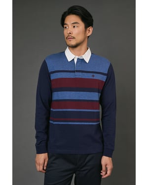 Navy Stripe Rugby Shirt