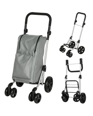 4goodz Boodschappentrolley met koelvak 46 liter -