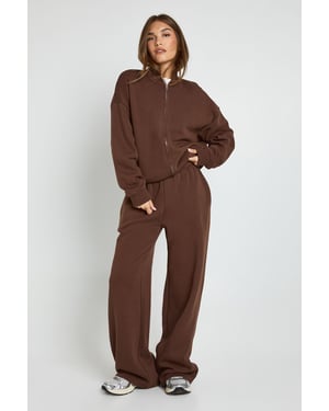 Bomber Jacket Wide Leg Jogger Tracksuit