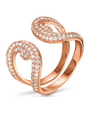 Folli Follie 3R15S059RC-54 Ladies Ring