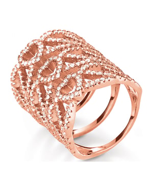 Folli Follie 3R15S068RC-56 Ladies Ring