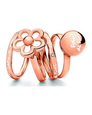 Folli Follie 3R1T037RWC-50 Ladies Ring