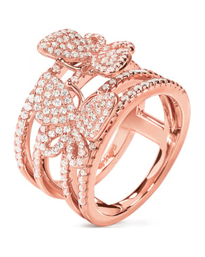 Folli Follie 3R17S086RC-54 Ladies Ring
