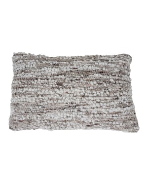 Home67 Kussen mica naturel/brown 40 x 60 cm