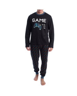 Men's Long-Sleeved Cotton Pajamas KLP4