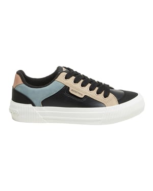 Rocket Dog Dames/Dames Cheery Sporty Colour Block Trainers (Zwart)