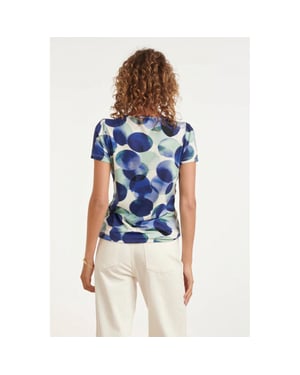 Smashed Lemon 35212 Top White-Blue