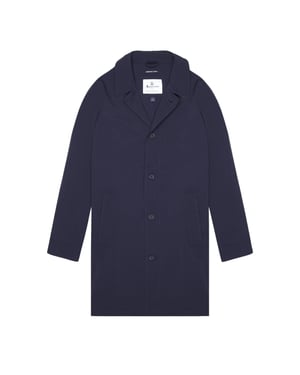 Aquascutum Active Stretch Caban Trenchcoat Marinblå Jacka
