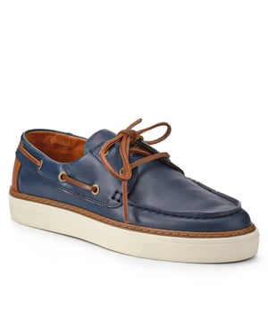 Jones Bootmaker Rhodes Leather Boat Shoes