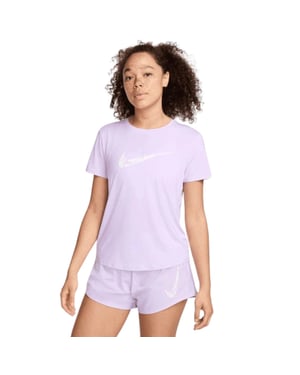 Nike One Swoosh Dri-fit Lila Löpartopp
