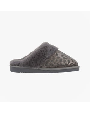 Jo & Joe Lyla Womens Mule Slippers Grey