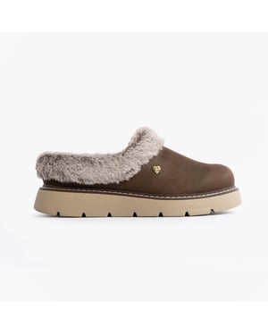 Skechers Keepsakes Lite - Cozy Blend Damsandaler Choklad