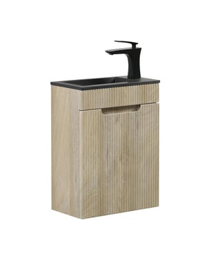 Badplaats Toiletmeubel thermis 40 x 22 cm licht fonteinmeubel met