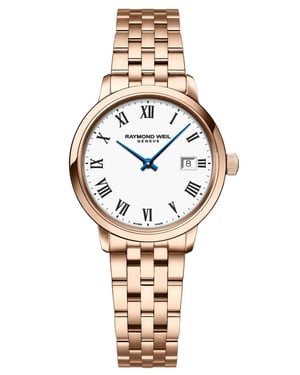 Raymond Weil Freelancer Women's Rose Gold Watch 5985-P5S-00300