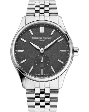 Frédérique Constant Classics Index Small Seconds Heren Horloge Zilverkleurig FC-530G3B6B