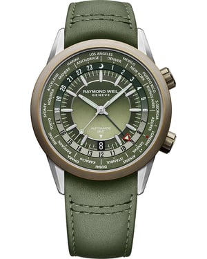 Raymond Weil Freelancer Men's Green Watch 2765-SBC-52001
