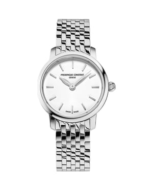 Frédérique Constant Slimline Mini Dames Horloge Zilverkleurig FC-200S6B