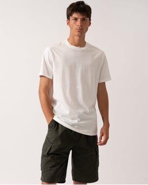 Regular Fit T-Shirt in Ivory