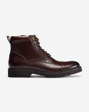 Runcorn Boots in Dark Brown